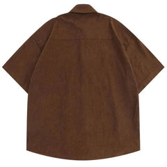 Casual Embroidery Floral Shirt