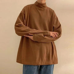 Casual Turtleneck T-Shirt