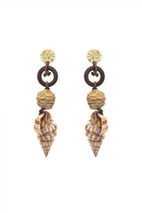 Conch Shell Drop Earrings - HouseofHalley