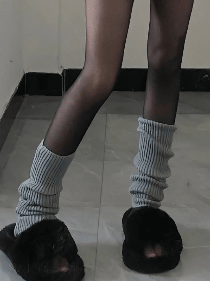 Cosy Warm Rib Knit Leg Warmer - HouseofHalley
