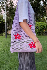 Cut-out Flowers Shoulder Eco Bag - HouseofHalley