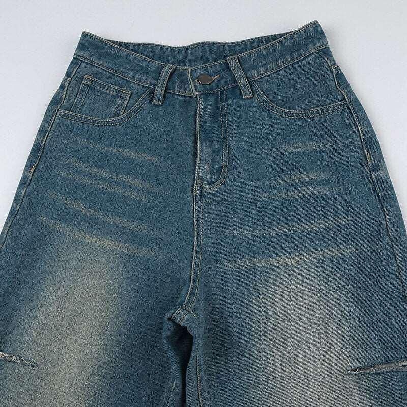 Cut Out Women Jeans