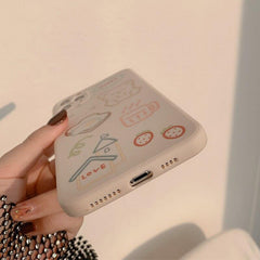 Cute Bear Bread Phone Case For iPhone
