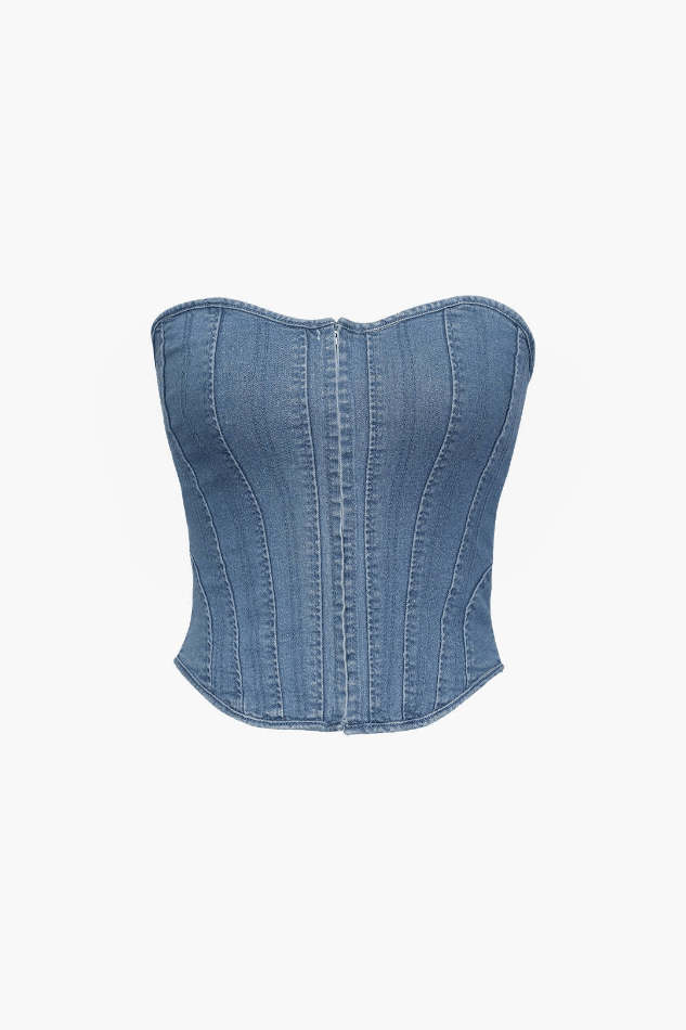 Denim Corset Top - HouseofHalley