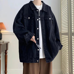 Denim Jeans Jacket With Multi-pockets