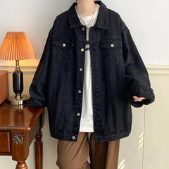 Denim Jeans Jacket With Multi-pockets