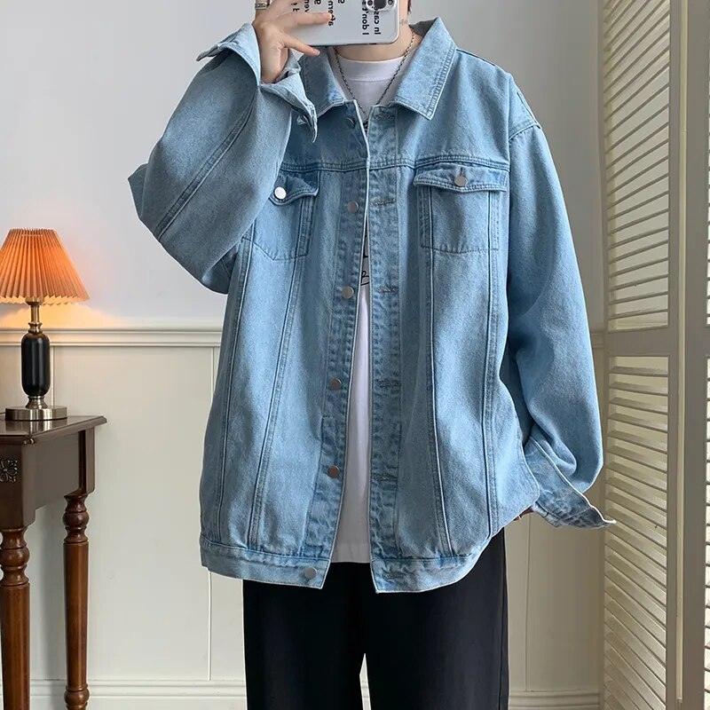 Denim Jeans Jacket With Multi-pockets