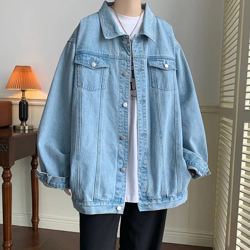 Denim Jeans Jacket With Multi-pockets