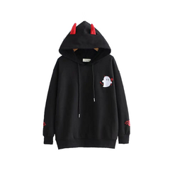 Little Devil Horns Gothic Hoodie