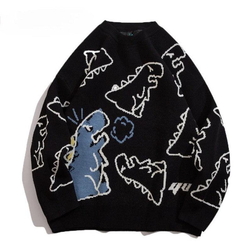 Dinosaur Cartoon Sweater