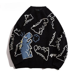 Dinosaur Cartoon Sweater