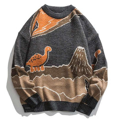 Dinosaur Knitted Sweater
