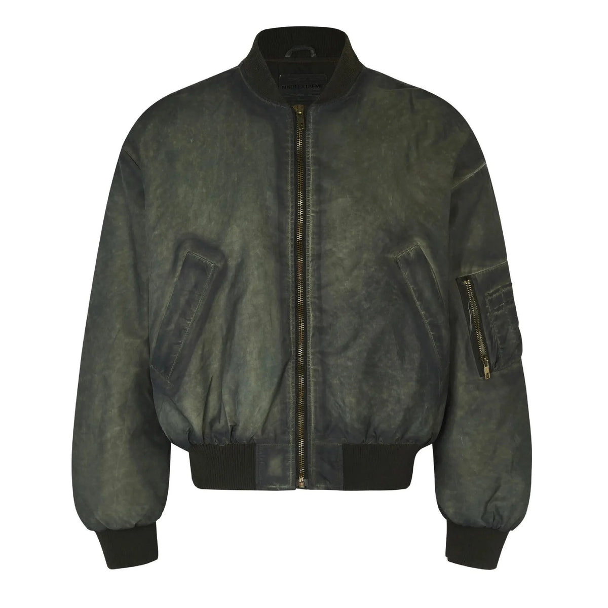 Distressed Bomber Jacket