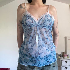 Cadet Blue Vintage Cami Top
