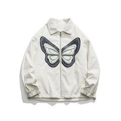 Butterfly Leather Motorcycle Jacket