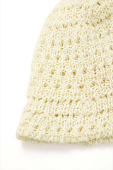 Embroidery Crochet Bucket Hat