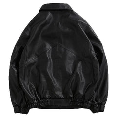 Embroidery  Leather Jacket