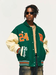 Embroidery Varsity Jacket