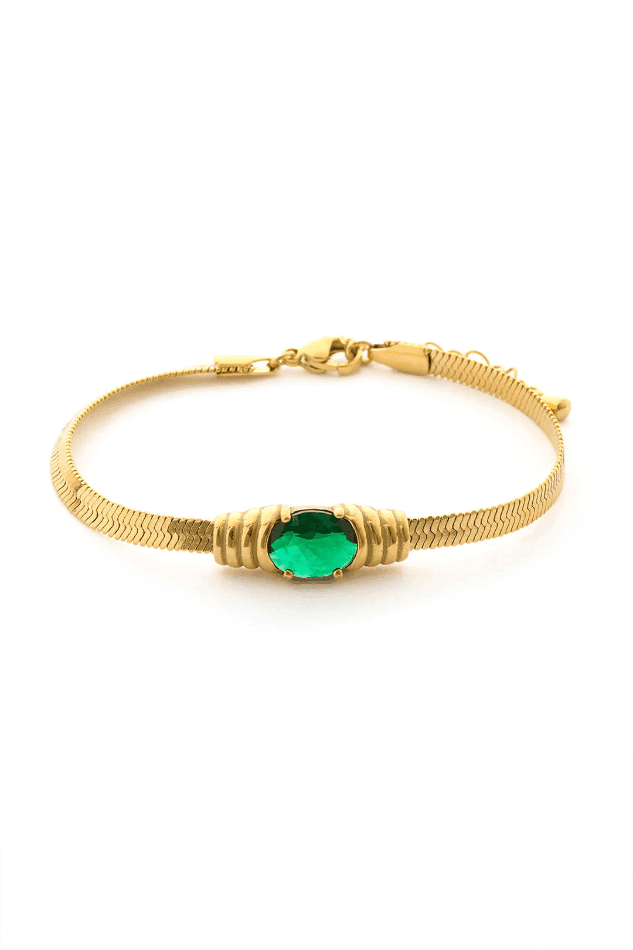 Emerald Emerald Bracelet - HouseofHalley