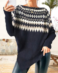 Casual round neck sweater