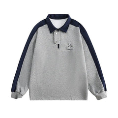 Casual Embroid Racing Oversized T-Shirt