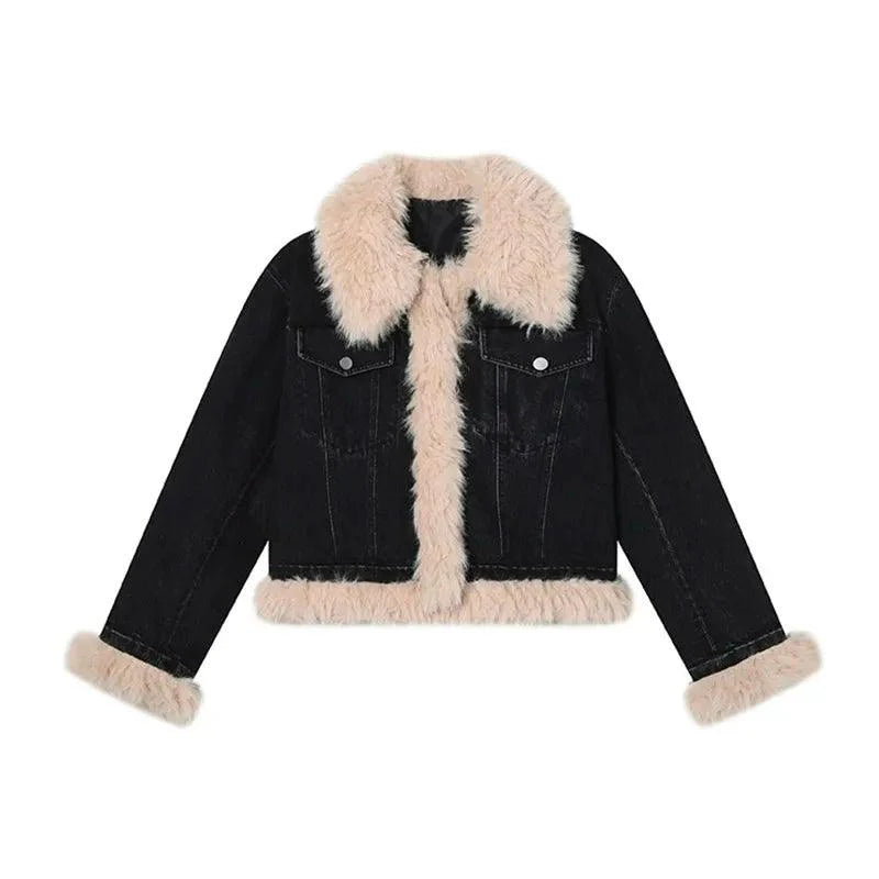 Fairycore Patched Denim Coat