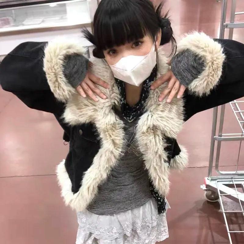 Fairycore Patched Denim Coat