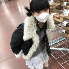 Fairycore Patched Denim Coat