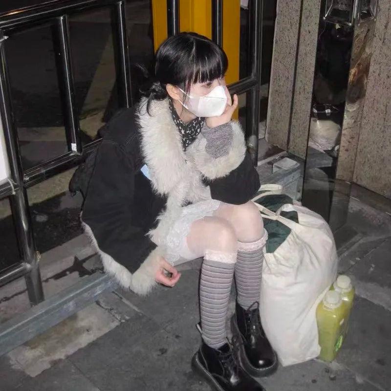 Fairycore Patched Denim Coat