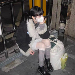 Fairycore Patched Denim Coat