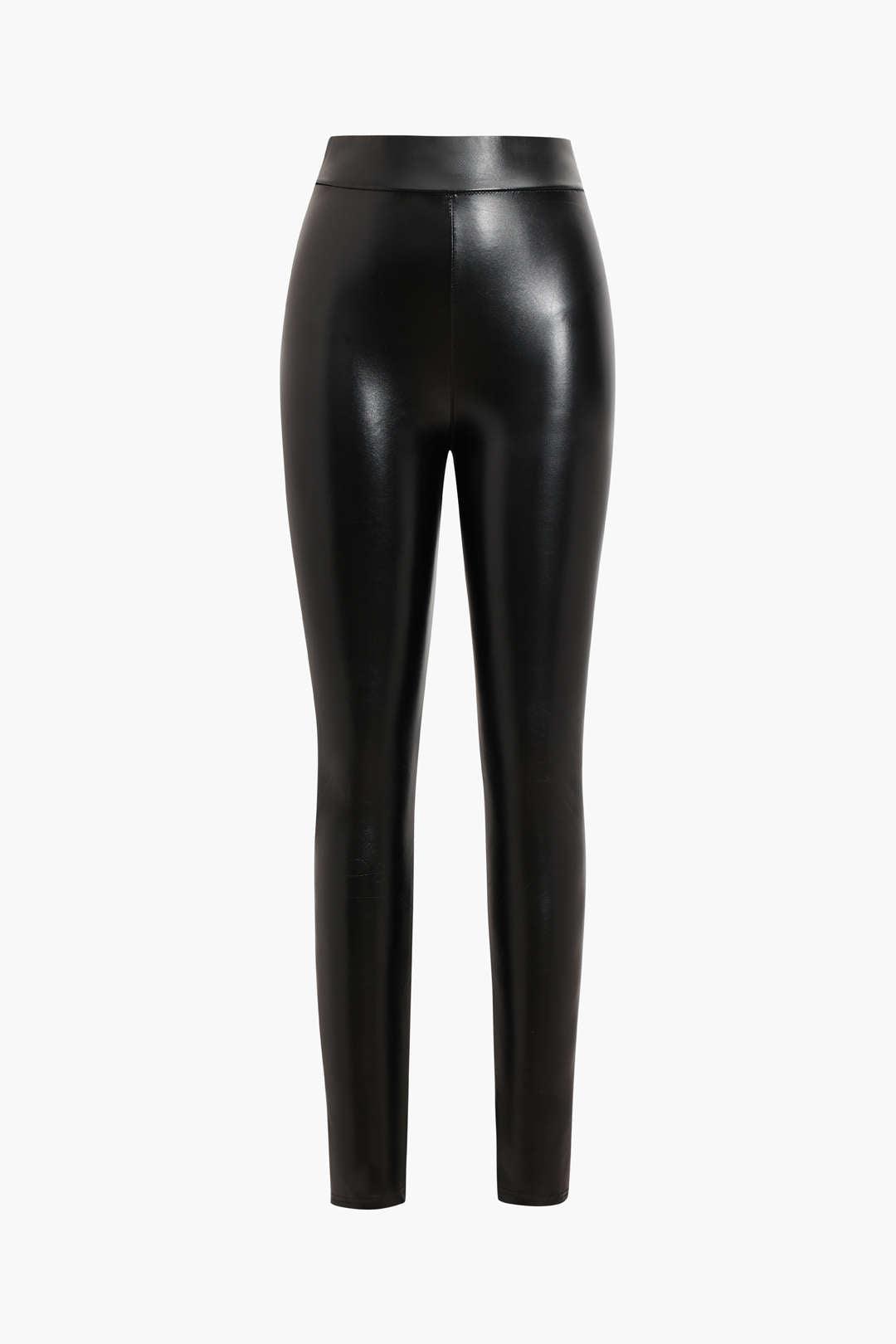 Faux Leather Skinny Pants - HouseofHalley