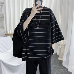Femme Striped Oversized T-Shirt
