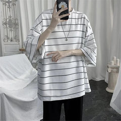 Femme Striped Oversized T-Shirt