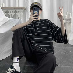 Femme Striped Oversized T-Shirt