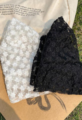 Flower Pattern Lace Bucket Hat