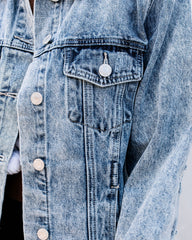 Frankie Distressed Denim Jacket