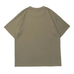 Funny Cartoon Print Cotton T-Shirt