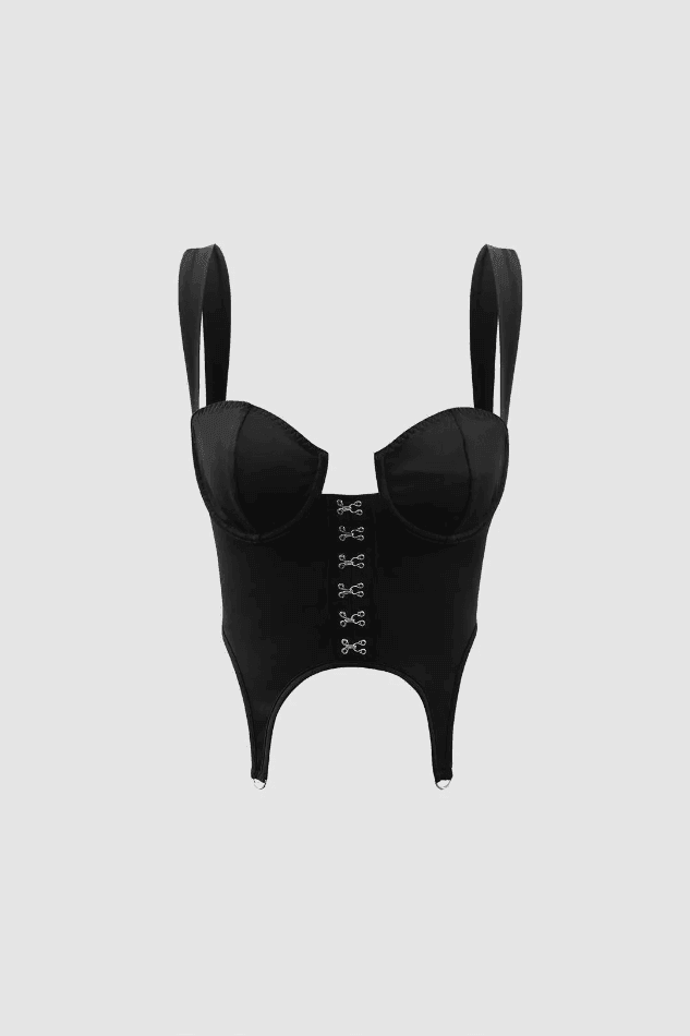 Garter Hook and Eye Bustier Top - HouseofHalley