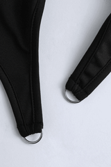 Garter Hook and Eye Bustier Top