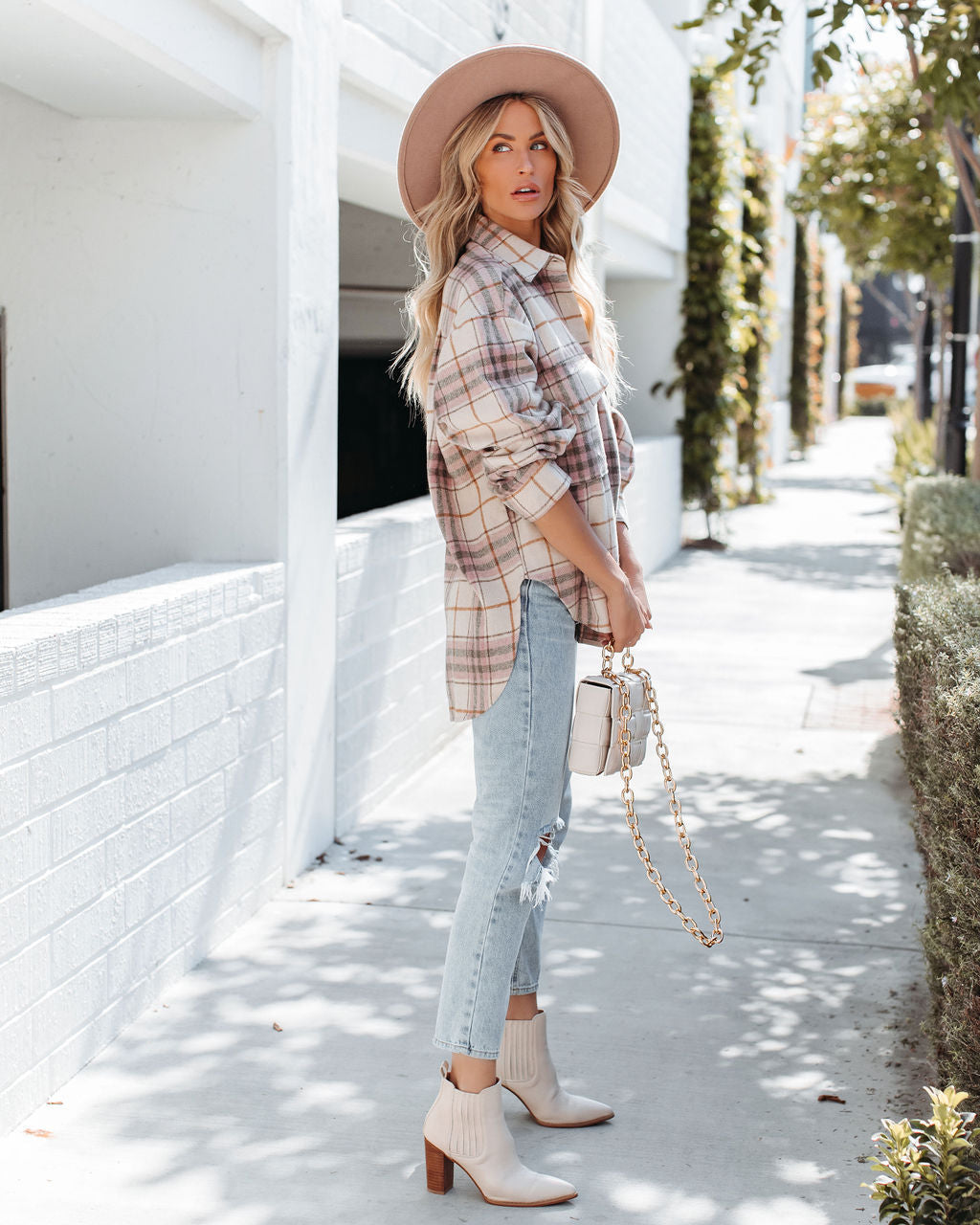 Gilroy Button Down Plaid Shacket