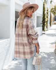 Gilroy Button Down Plaid Shacket