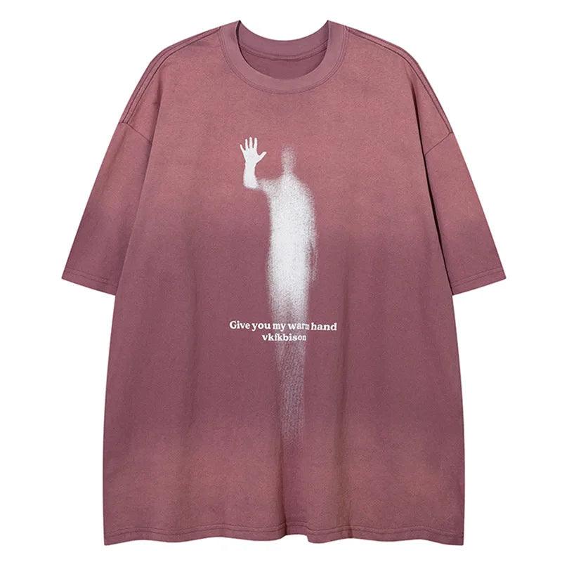 "Give You My Warm Hand" Oversize T-Shirt