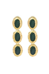 Gold-tone Crystal Drop Earrings - HouseofHalley