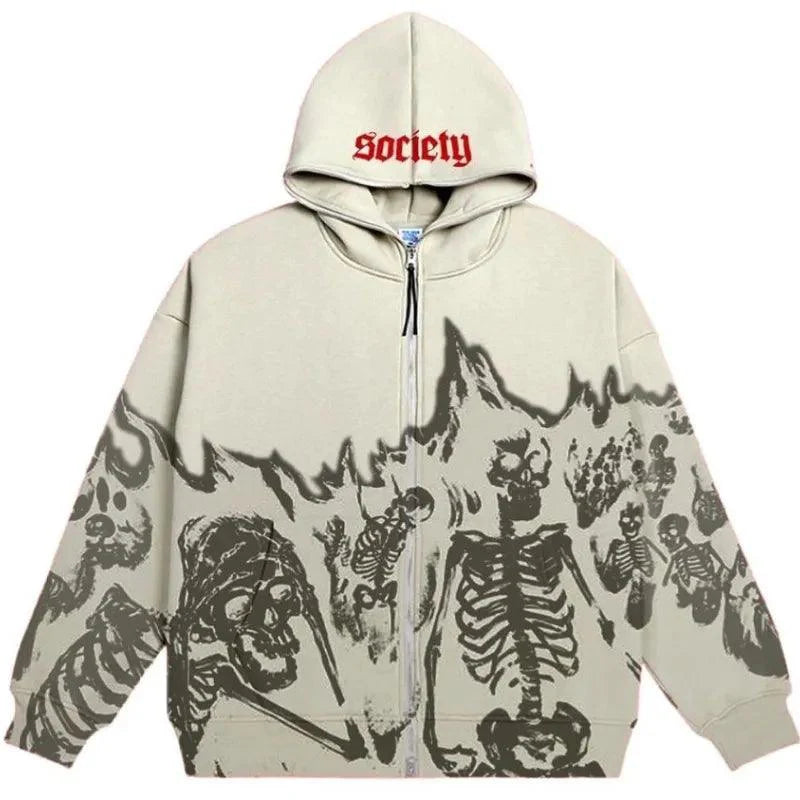 Gothic Anime Skull Jacket