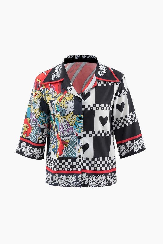 Graphic Print Shirt - HouseofHalley