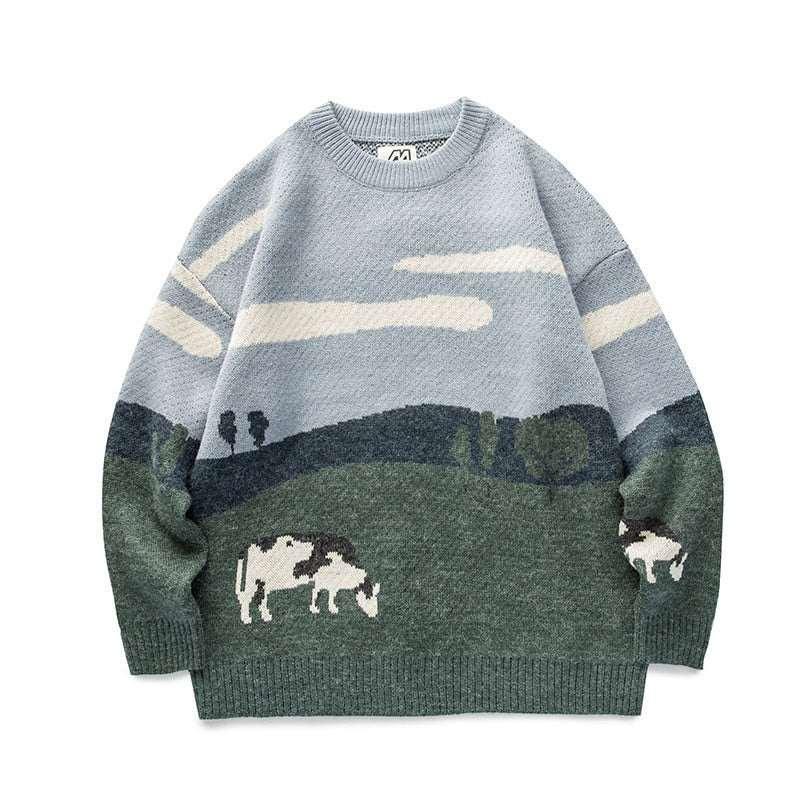 Green Farm Sweater