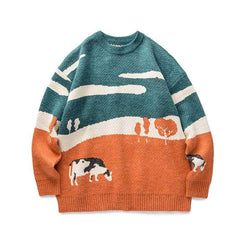 Green Farm Sweater