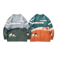 Green Farm Sweater
