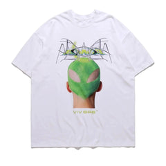 Green Head 3d Pattern Printed T-shirt
