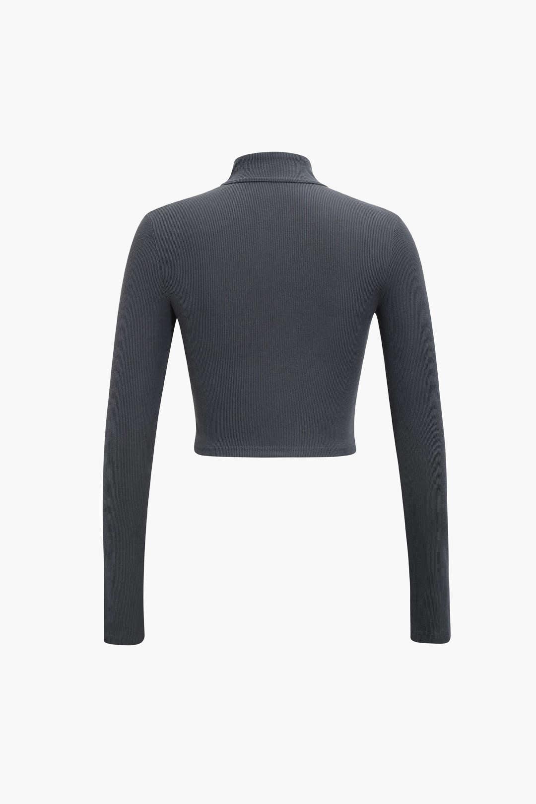 Half Zip Long Sleeve Top - HouseofHalley